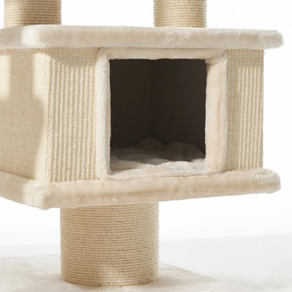 Katzenkratzbaum Vago von Nobby [162cm] - cream - für große und schwere Katzen